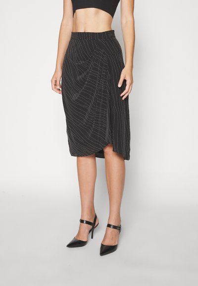 Iro ZIMA - Fustă tip creion - black