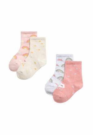 PACK 4 ESTAMPADOS RAINBOW & STARS - Calcetines - pink