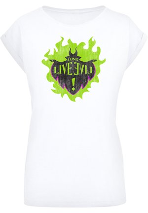 EXTENDED SHOULDER DISNEY THE DESCENDENTS MALEFICENT - Print T-shirt - white