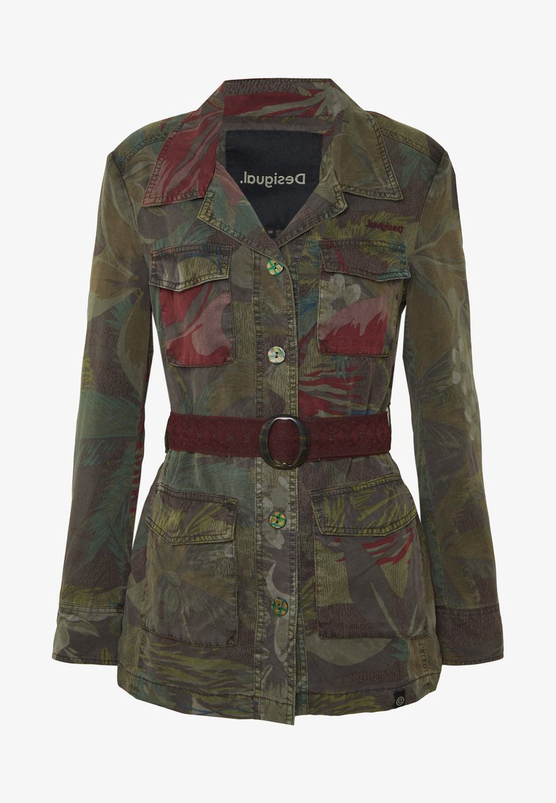 Desigual Chaq Cawaii Summer Jacket Verde Militar Khaki Zalando Co Uk