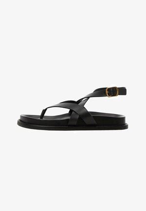 Mango, Sandales tongs - black