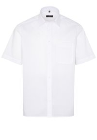 Eterna UNIFARBENES POPELINE KURZARMHEMD - COMFORT FIT - Businesshemd - weiss
