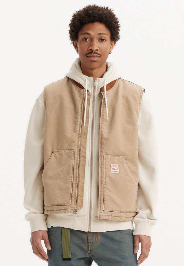 SANSOME - Waistcoat - tiger's eye