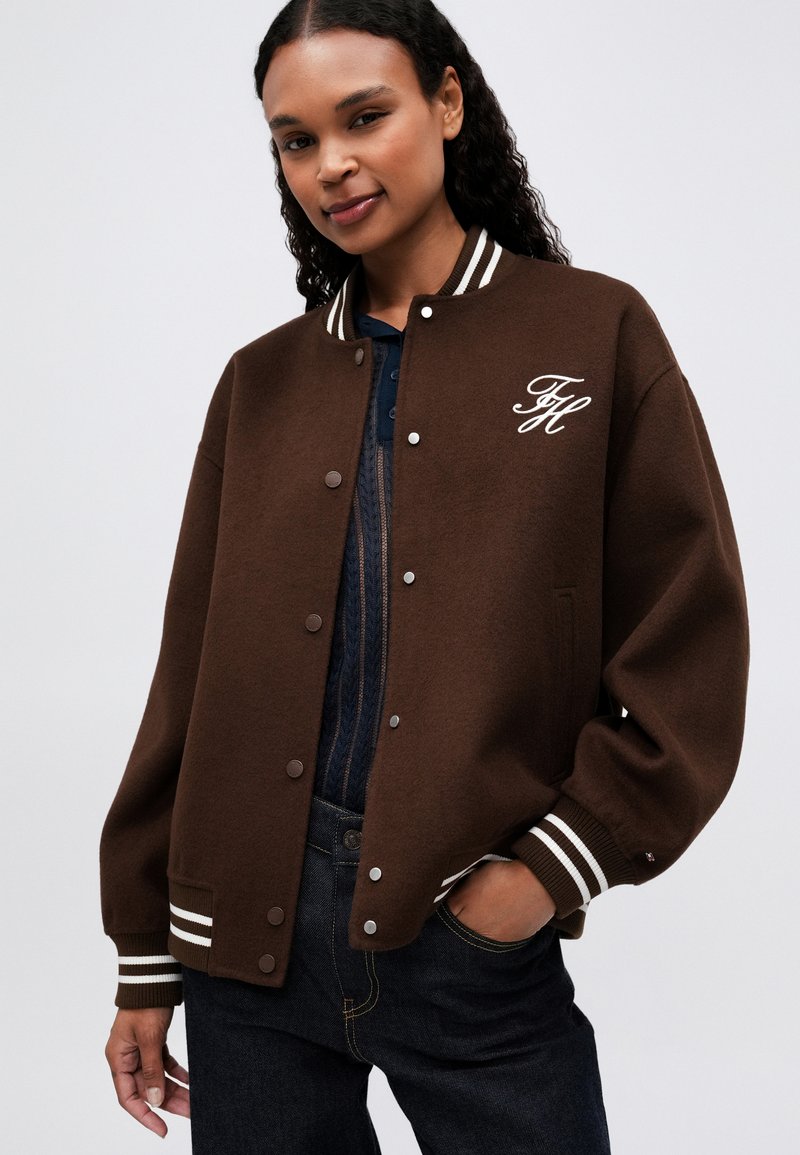 Tommy Hilfiger DOUBLE-FACED WOOL BLEND BOMBER JACKET - Bomber 