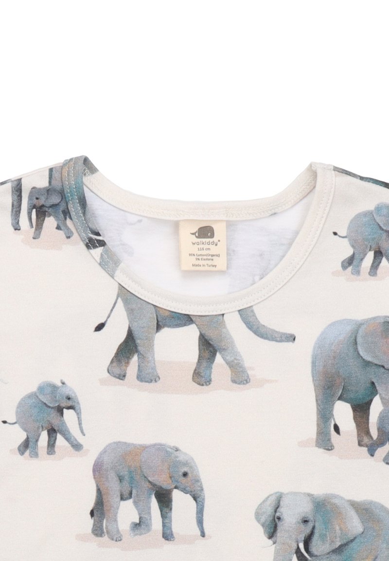 Walkiddy ELEPHANTS T-Shirt print beige Zalando