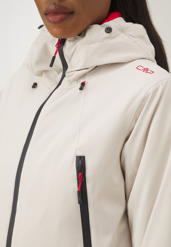 WOMAN JACKET FIX HOOD - Ski jacket - vaniglia4