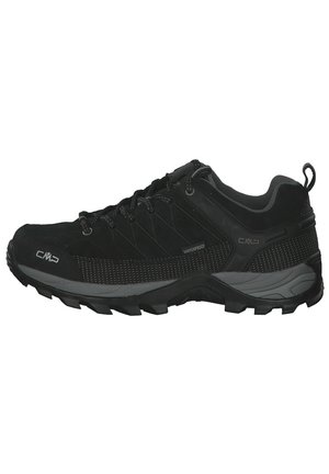 RIGEL LOW TREKKING SHOES WP - Hikingschuh - black/dark grey