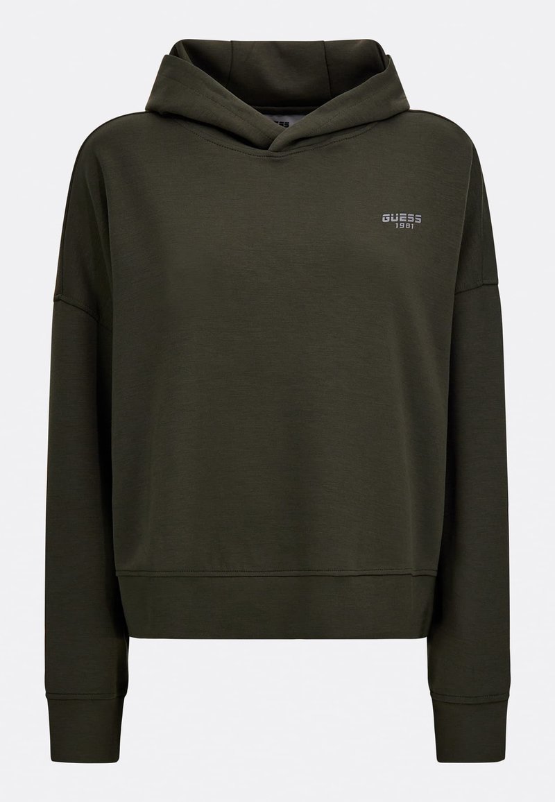 Damen Sweatshirts | Guess REFLEKTIERENDES LOGO Sweatshirt grün - JS02335 Damen Sweatshirts | Guess REFLEKTIERENDES LOGO Sweatshirt grün - JS02335
