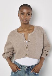Apricot CROPPED - Cardigan - brown
