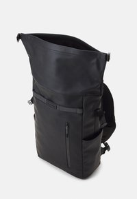 Tommy Hilfiger MONOTYPE ROLLTOP BACKPACK UNISEX - Zaino - black