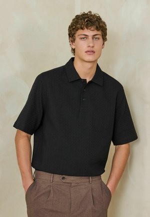 Next, Bluză polo - black