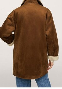 Mango Abrigo de invierno - brown