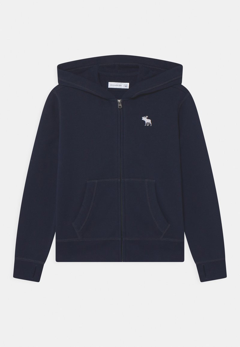 Abercrombie & Fitch UNIFORM Zipup sweatshirt navy/black Zalando
