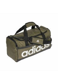 adidas Performance ESSENTIALS LINEAR DUFFEL MEDIUM - Športová taška - olive