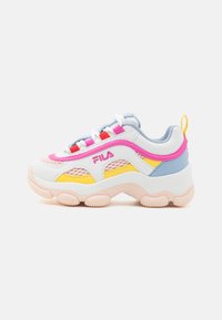 Fila - STRADA DREAMSTER KIDS UNISEX - Edzőcipő - white/mauve chalk/lemon drop Miniatűr kép 1