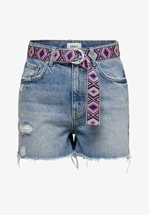ONLY ONLROBYN EX HW ST VINTAGE DNM - Lühikesed teksad - medium blue denim