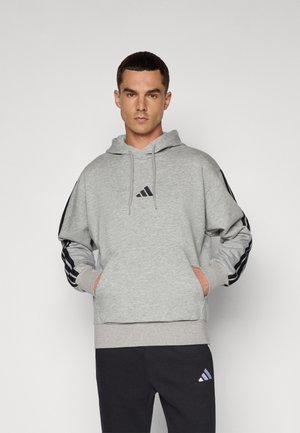 Sweat à capuche - medium grey heather/black