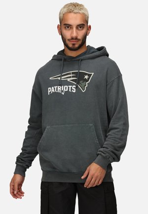 NFL PATRIOTS MONOCHROME - Felpa con cappuccio - black