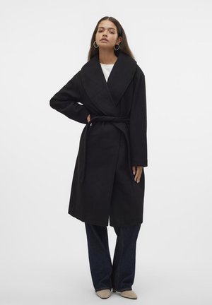 VMANNE BERGEN  - Klasický kabát - black