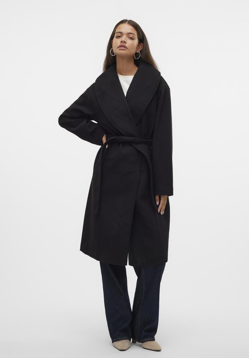 Vero Moda VMANNE BERGEN  - Cappotto classico - black