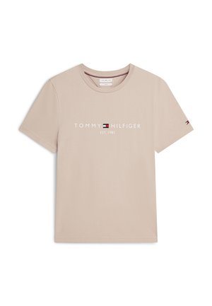 Tommy Hilfiger, TOMMY LOGO TEE - T-shirt con stampa - batique khaki