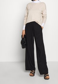 Selected Femme Strickpullover - beige