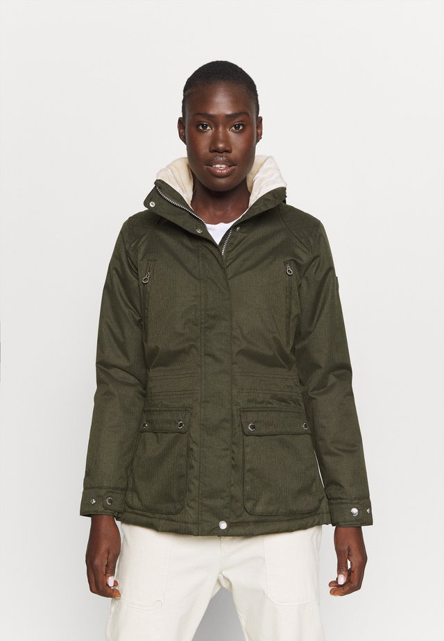 LORETTA - Outdoor jakke - dark khaki