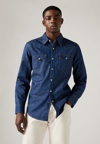 Levi's® BARSTOW WESTERN STANDARD - Pluus - dark blue denim