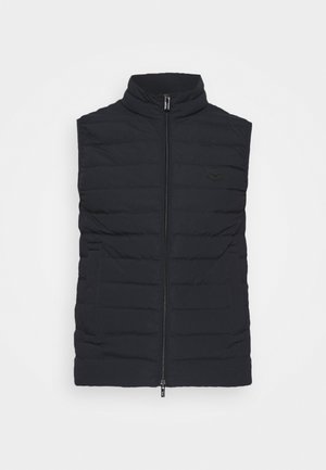 Emporio Armani GILET - Kamizelka - blu navy