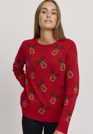OXChristel - Strickpullover - chinese red