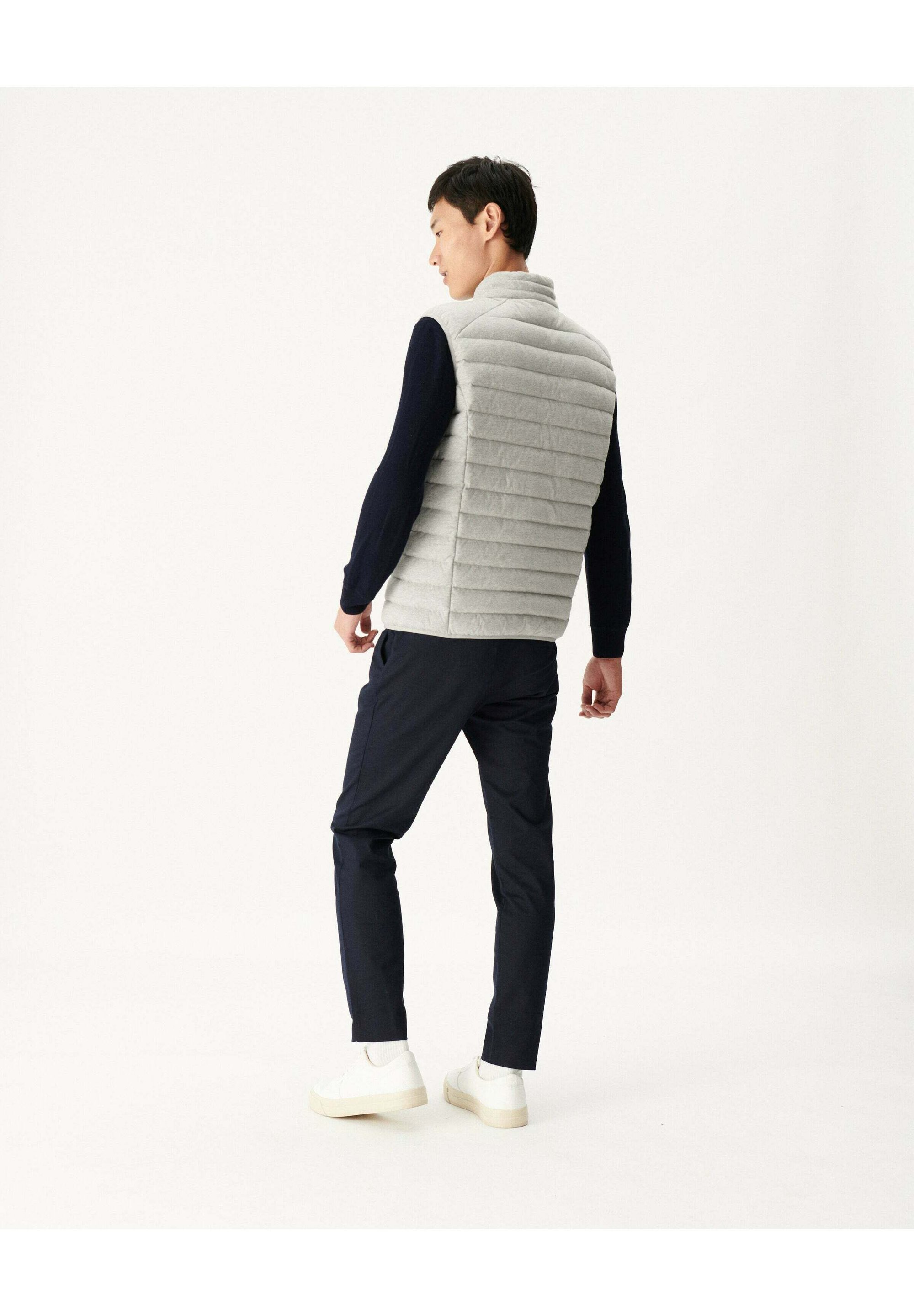 Jott Doudoune Grise Sans Manche JOTT TOM Veste Sans Manches Gris