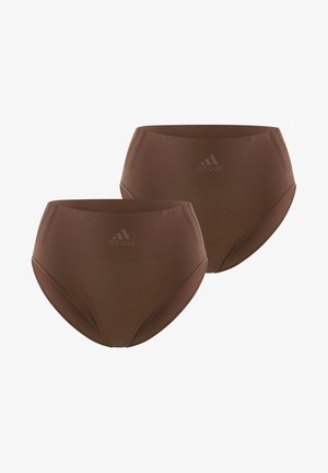 adidas Sportswear 2-PACK - Slip - braun mel