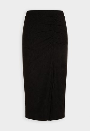 Vero Moda VMJONA CALF SKIRT - Pencil φούστα - black/solid