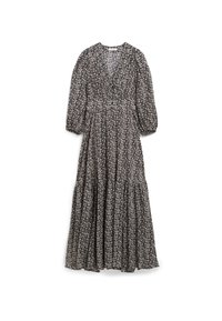 DREA - Maxikleid - small  flower black aop