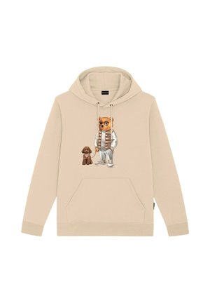 Jersey con capucha - beige