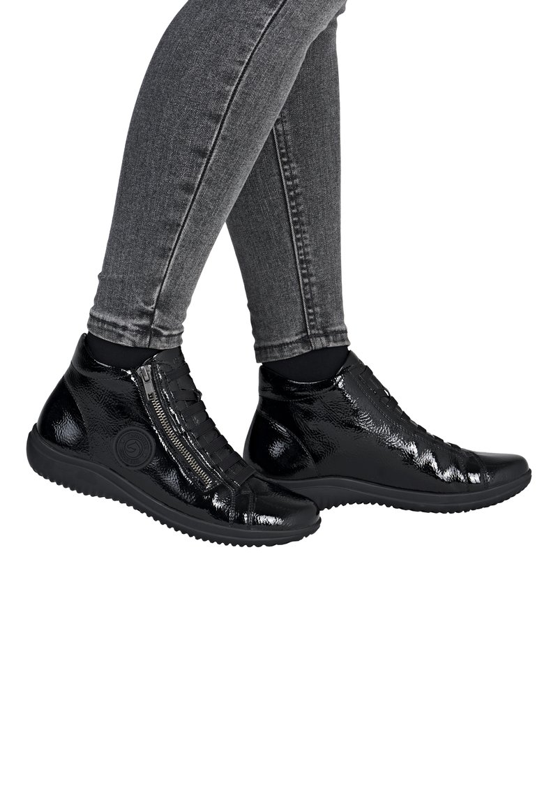 Remonte Bottines à lacets - schwarz