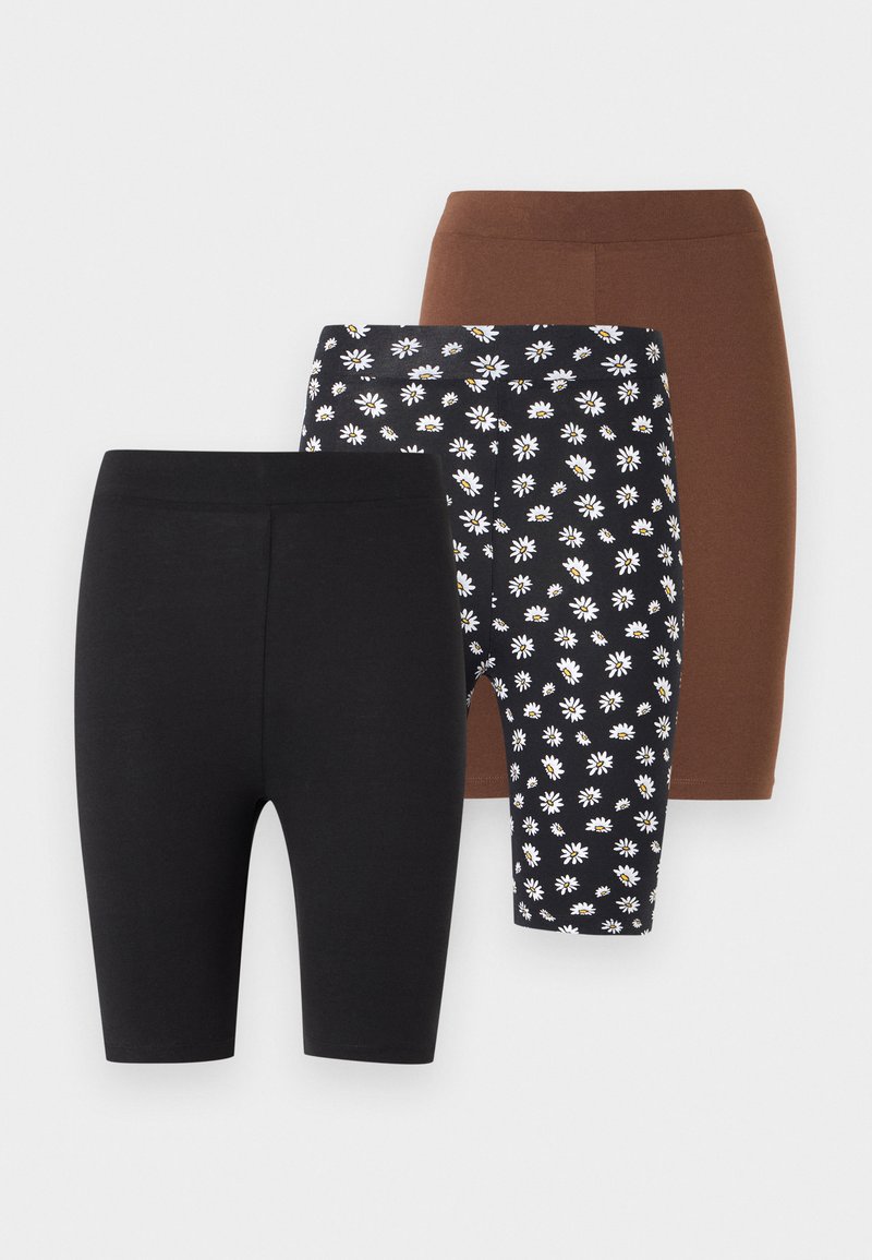 Even&Odd 3 PACK - Shorts - brown/black/flerfarget - Zalando.no