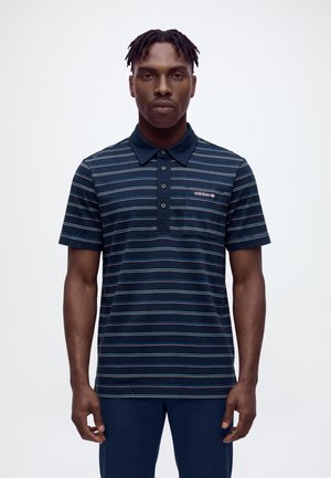 adidas Golf Originals, STRIPE - поло риза - night indigo/st tropic bloom s14