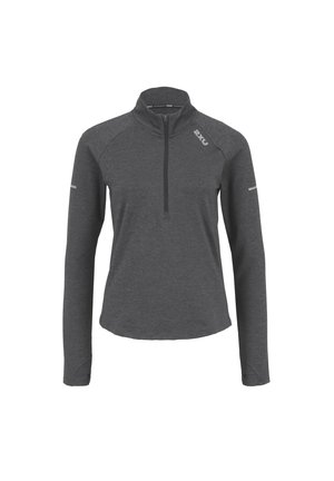 2XU AERO - Long sleeved top - black silver reflective