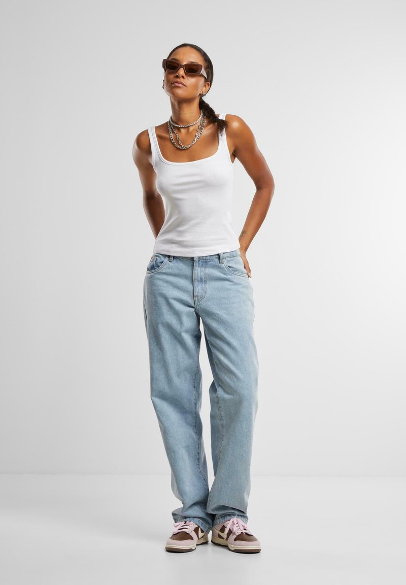 Urban Classics WIDE NECK 2-PACK - Top - white blushedrose