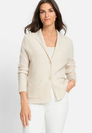 Olsen LANGEN ÄRMELN - Cardigan - beige