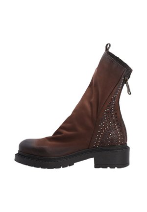 Cowboy- / bikerstøvlette - brown