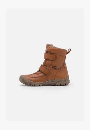 LINZ WOOL UNISEX - Vinterstøvler - cognac