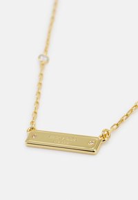 kate spade new york ICON-BAR PENDANT - Collana - clear/gold-coloured