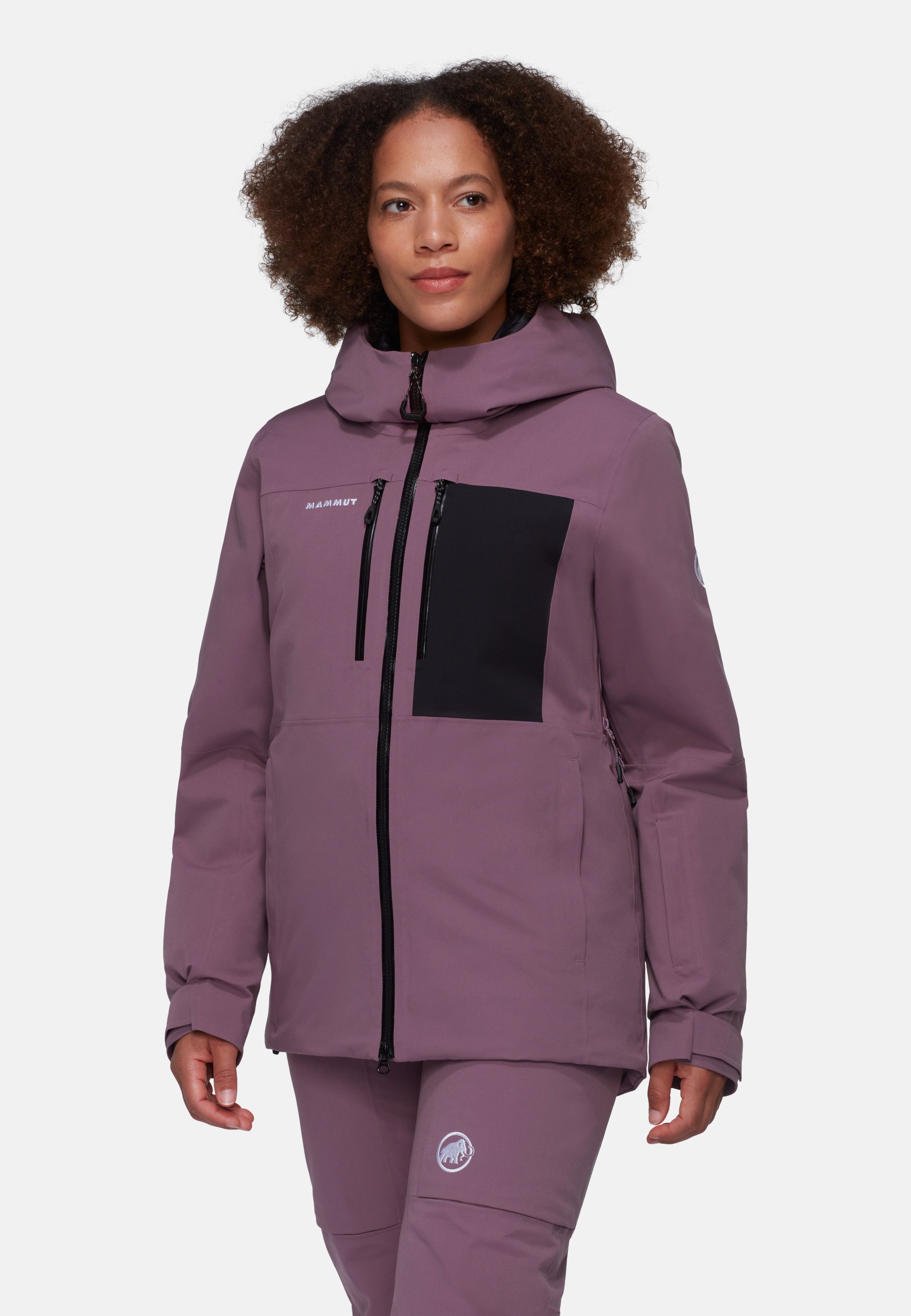 Mammut STONEY HS THERMO HOODED - Hardshell jacket - flux black 