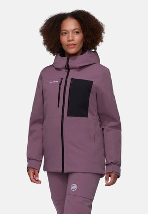 STONEY HS THERMO HOODED - Hardshell jacket - flux black