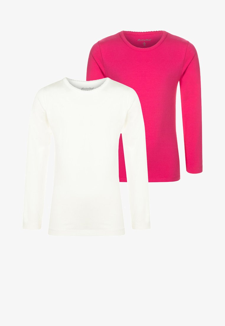 Minymo MIBASIC 2 PACK - Top s dlouhým rukávem - dunkelpink