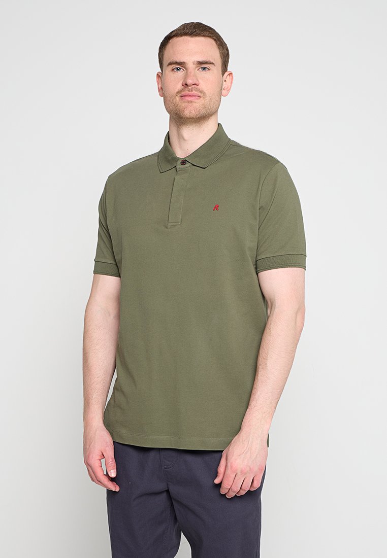 Replay Plus Poloshirt groen
