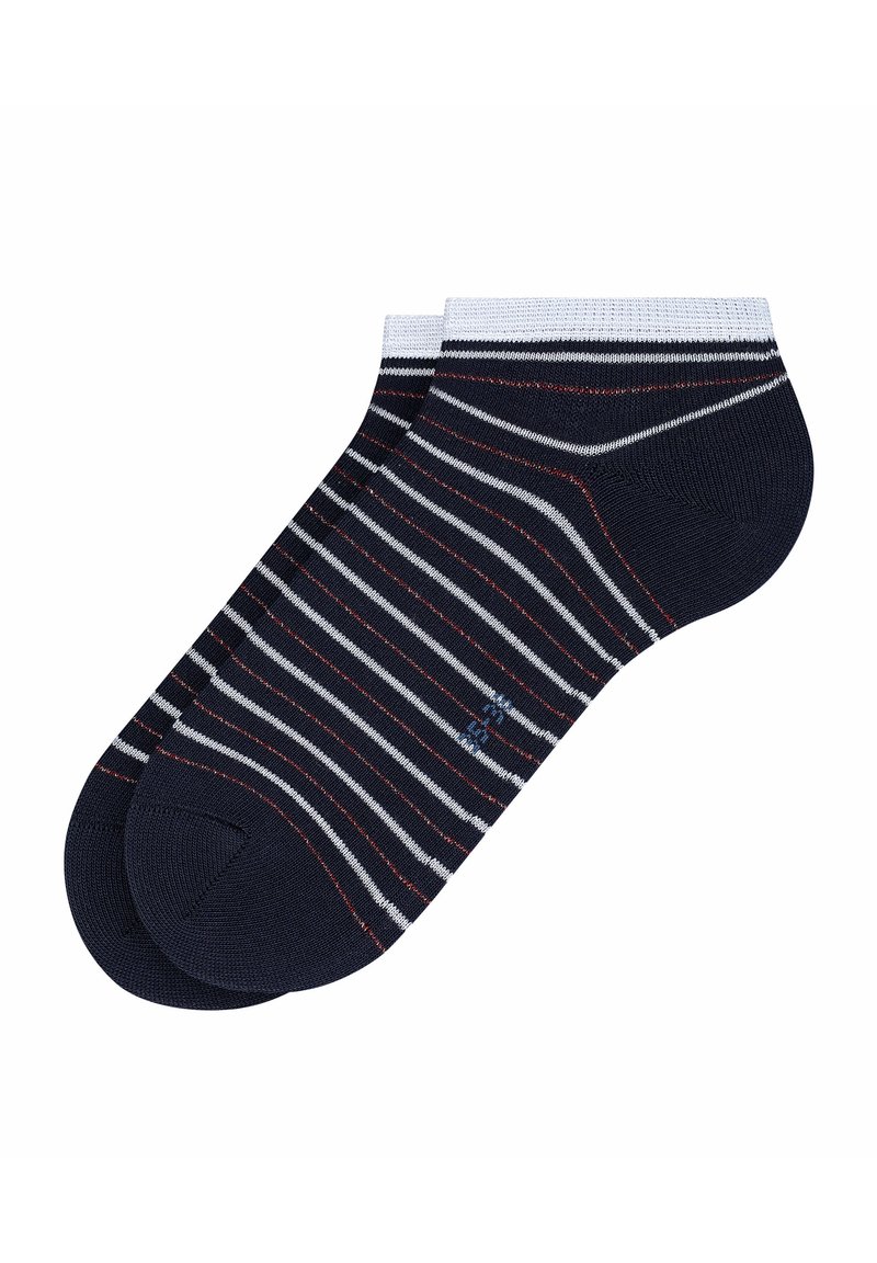 FALKE Stripe Shimmer - Calze - dark navy