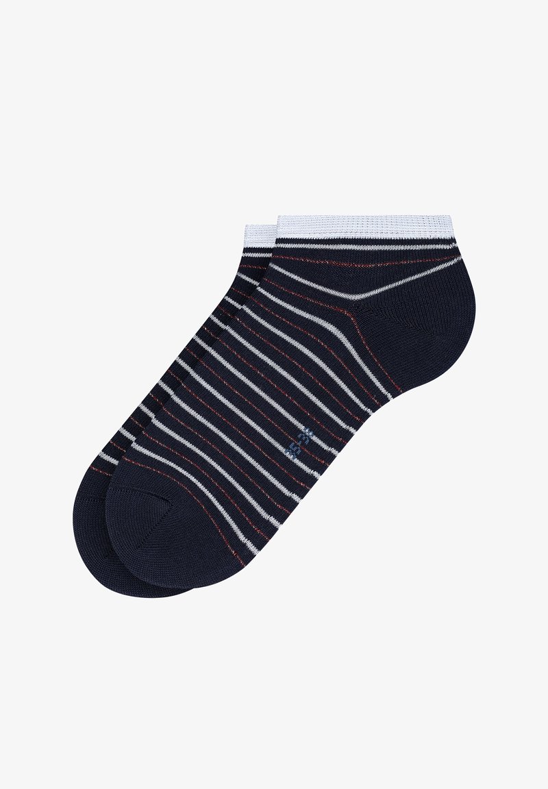 FALKE Stripe Shimmer - Calze - dark navy